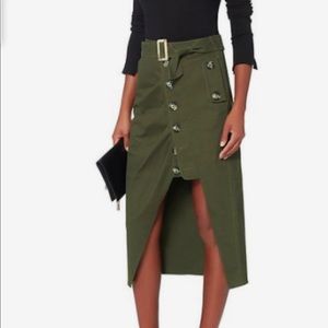 Self-Portrait Women's Military Button-Down Skirt ($410)